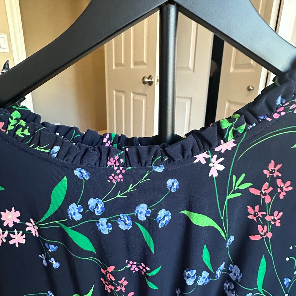 Tommy Hilfiger Blue Floral Dress - Picture 3 of 6